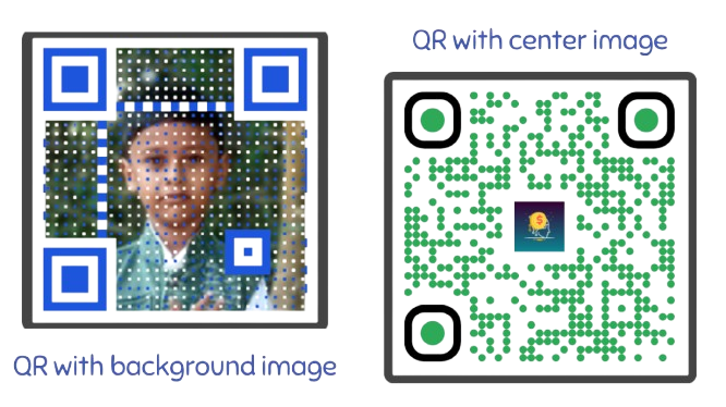 QR code example