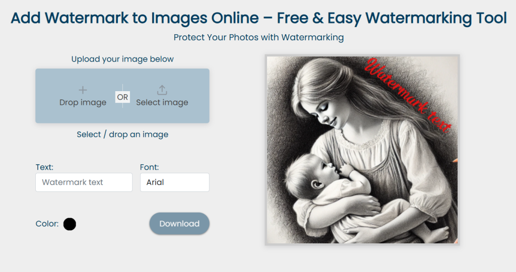 Add Watermark to image