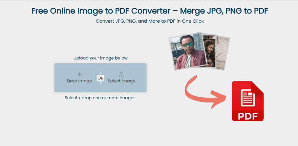 How to save an image as a PDF